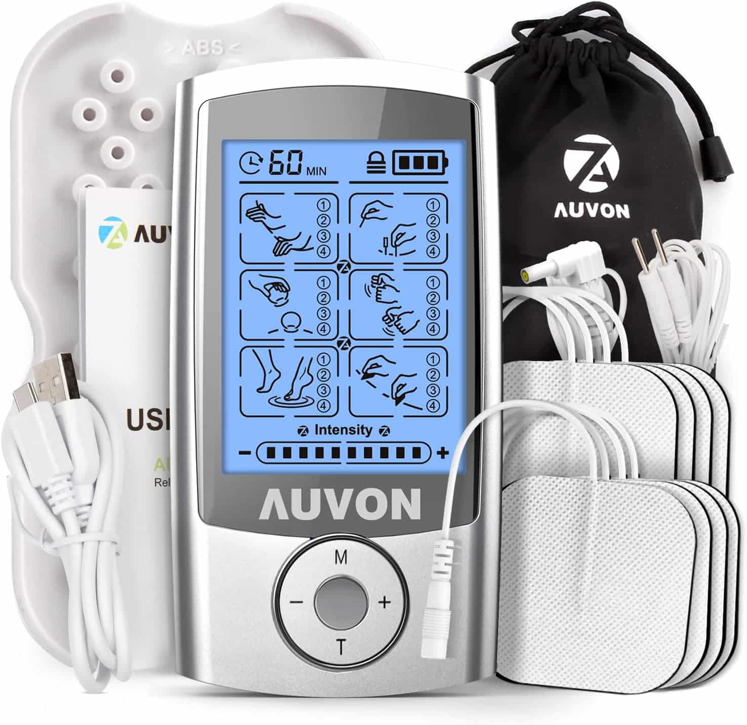 Top Best Gadgets For Muscle Spine Pain Relief For 2024 | Discover The Five Best Effective Back Pain Relief Gadgets For Long-Lasting Relief Top Best Gadgets For Muscle Spine Pain Relief: Auvon Rechargeable Tens Unit Muscle Stimulator - Healthsoothe