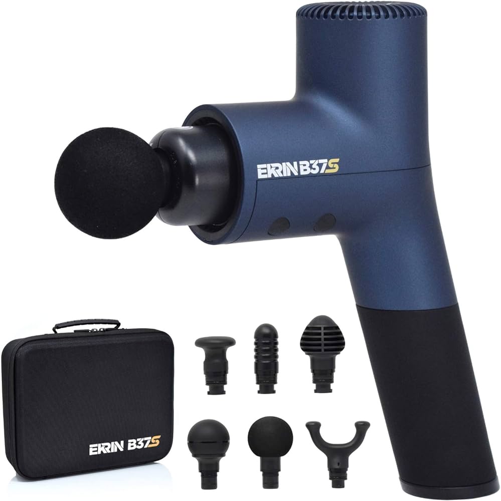 The Top 8 Best Massage Guns For 2024 | Tested And Trusted (How They Work, Features, Pros &Amp; Cons And Our Top Choice) Best Massage Gun With Best Battery Life - Ekrin Athletics B37S - Healthsoothe