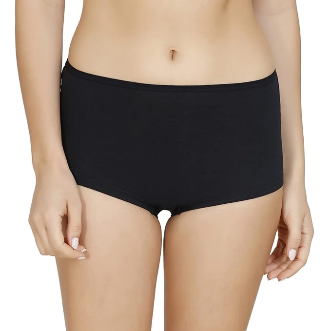 5 Best Cotton Boyshort Underwear Of All Time Nykd By Nykaa Cotton Anti-Microbial Mid Waist Full Coverage Boyshort Panties With Inner Elastic For Women | Best Cotton Boyshort Underwear