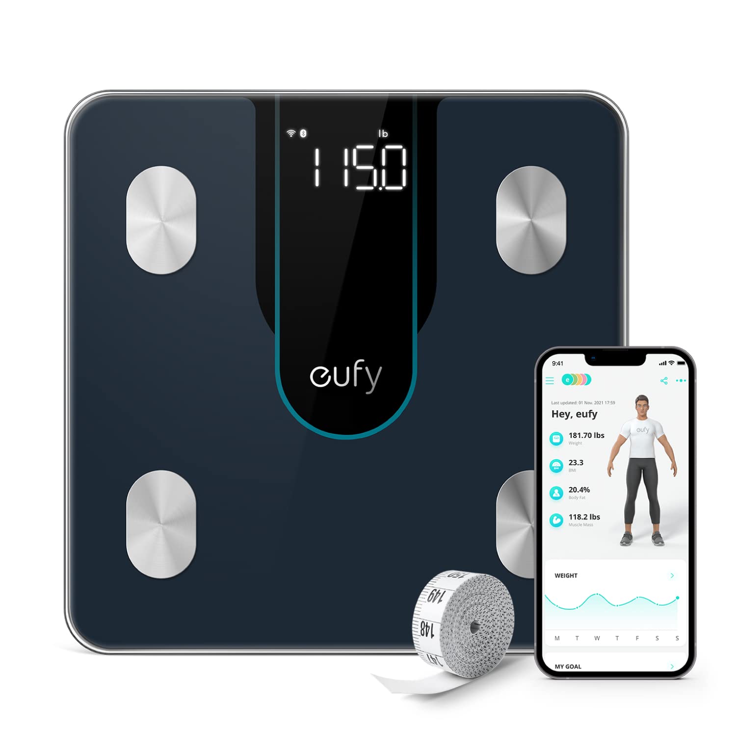 The Top 8 Best Smart Scales For 2024 | Tested And Trusted (How They Work, Features, Pros &Amp; Cons And Our Overall Best Choice) Best Smart Scale With Unlimited User Tracking With Clear App Interface - Eufy Smart Scale P2 Pro - Healthsoothe