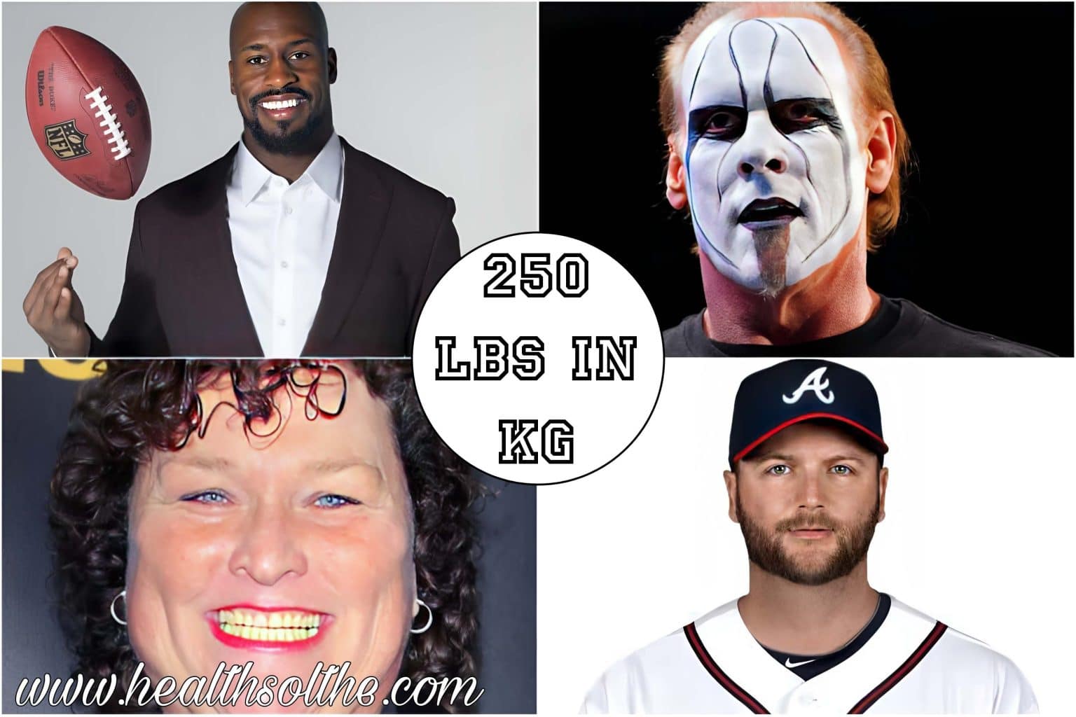 7 Famous Celebrities That Have Achieved And Maintained A Weight Of 250 Lbs In Kg (113.4 Kg) 7 Famous Celebrities That Have Achieved And Maintained A Weight Of 250 Lbs In Kg (113.4 Kg)