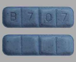 B707 Blue Xanax Bars: Basics, Side Effects, Addiction, Pictures, Reviews. Fake B707 Blue Xanax Bars