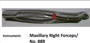 15 Oral Surgery Instruments And Their Uses Oral Surgery Instrument: Maxillary Right Forceps