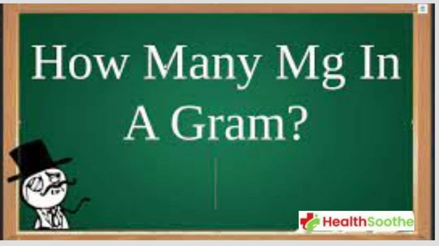 Find Out How Many Milligrams Are In A Gram Find Out How Many Milligrams Are In A Gram