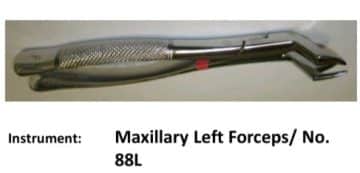 15 Oral Surgery Instruments And Their Uses Oral Surgery Instruments-Maxillary Left Forceps