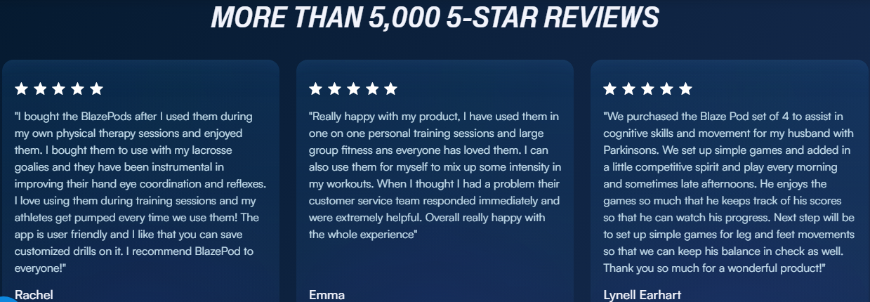 Blazepod Reaction Training Platform | A Starter And Training Kit For Athletes, Trainers, Coaches, Physical &Amp; Neurological Therapists, Fitness Trainers, And Physical Educators (How It Works, Features &Amp; Reviews) Blazepod: Blazepod Reviews - Healthsoothe