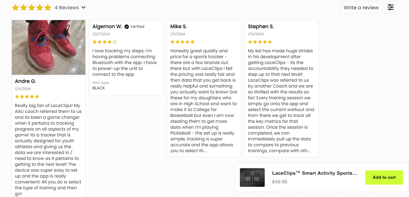 Laceclips Smart Activity Sports Performance Monitor | A Wearable Sports Technology For Up &Amp; Coming Athletes (How It Works, Features &Amp; Reviews) What Are The Reviews On The Laceclips Smart Activity Sports Performance Monitor? - Healthsoothe