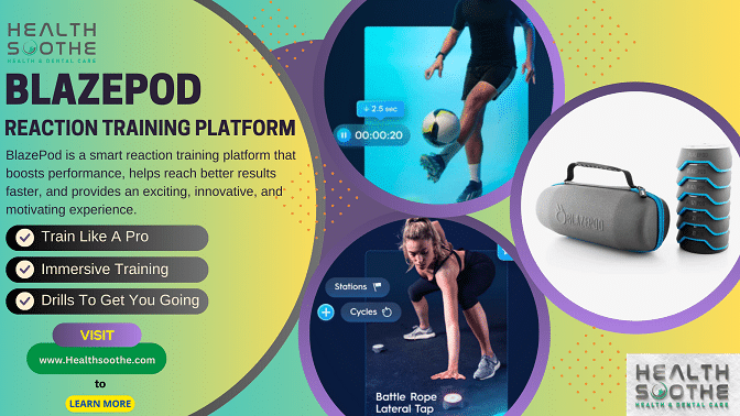 Blazepod Reaction Training Platform | A Starter And Training Kit For Athletes, Trainers, Coaches, Physical & Neurological Therapists, Fitness Trainers, And Physical Educators (How It Works, Features & Reviews) Blazepod - Healthsoothe