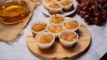 Grape Muffins Recipe | An Easy Grape Recipe For Baking With Grapes (With Pictures, Videos, Top-Notch Recipe Tips &Amp; Faqs) Grape Muffins - Healthsoothe