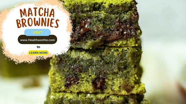 Baking Matcha Brownies: Therapy Session Matcha Brownies - Healthsoothe